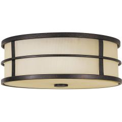 Elstead Lighting Fusion FEFUSIONF plafon 1x60 W brązowy