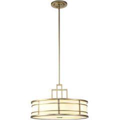 Elstead Lighting Fusion FEFUSIONPLPNBR lampa wisząca 1x60 W mosiądz