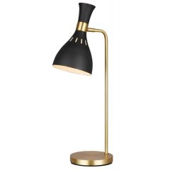 Elstead Lighting Joan FEJOANTLMB lampa biurkowa 1x60 W czarna-mosiądz