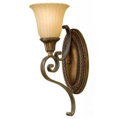 Elstead Lighting Kelham Hall FEKELHAMHALL1 kinkiet 1x60 W złoty-brązowy