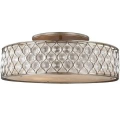 Elstead Lighting Lucia FELUCIA6SFL lampa podsufitowa 6x60 W srebrna
