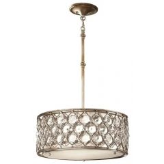 Elstead Lighting Lucia FELUCIAB lampa wisząca 3x60 W srebrna