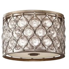 Elstead Lighting Lucia FELUCIAF plafon 2x60 W srebrny