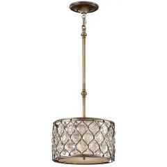Elstead Lighting Lucia FELUCIAPC lampa wisząca 1x60 W srebrna