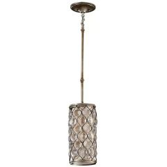 Elstead Lighting Lucia FELUCIAPD lampa wisząca 1x60 W srebrna