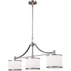 Elstead Lighting Prospect Park FEPROSPECTPARK3P lampa wisząca 3x60 W chrom-nikiel