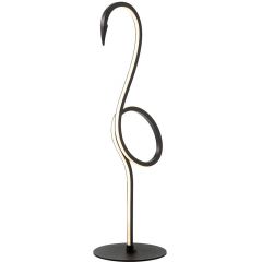 Elstead Lighting Flamingo FLAMINGOTLBLK lampa stołowa 1x6 W czarna
