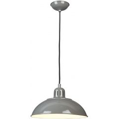 Elstead Lighting Franklin FRANKLINPGY lampa wisząca 1x60 W szary/popielaty