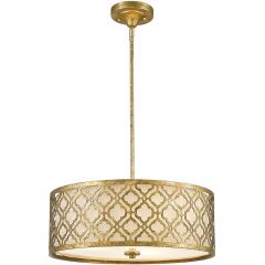 Elstead Lighting Arabella GNARABELLAPL lampa wisząca 3x60 W złota