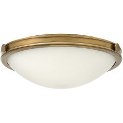 Elstead Lighting Collier HKCOLLIERFM plafon 3x40 W mosiądz