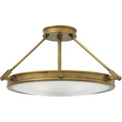 Elstead Lighting Collier HKCOLLIERSFM lampa podsufitowa 4x40 W mosiądz