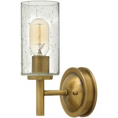 Elstead Lighting Collier HKCOLLIER1 kinkiet 1x60 W mosiądz