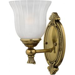 Elstead Lighting Francoise HKFRANCOISE1BATH kinkiet 1x3 W mosiądz