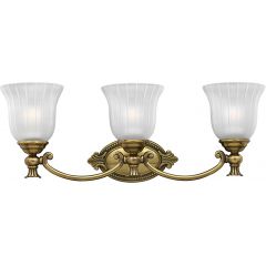 Elstead Lighting Francoise HKFRANCOISE3BATH kinkiet 1x3 W mosiądz