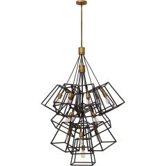 Elstead Lighting Fulton HKFULTON13P lampa wisząca x60 W mosiądz-brązowa