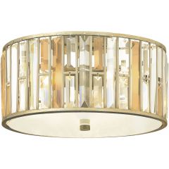 Elstead Lighting Gemma HKGEMMAFSL plafon 3x60 W srebrny