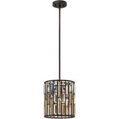 Elstead Lighting Gemma HKGEMMAPAVBZ lampa wisząca 1x60 W brązowa