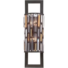 Elstead Lighting Gemma HKGEMMA2BVBZ kinkiet 2x60 W przezroczysty-brązowy