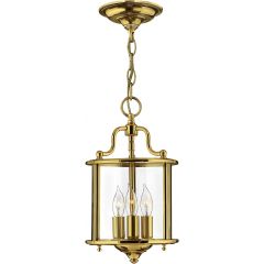 Elstead Lighting Gentry HKGENTRYPSPB lampa wisząca 3x60 W mosiądz