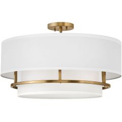 Elstead Lighting Graham HKGRAHAMLLCB lampa wisząca 4x40 W mosiądz