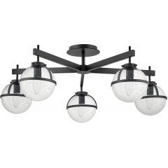 Elstead Lighting Hollis HKHOLLIS5CBK lampa podsufitowa 5x40 W czarna