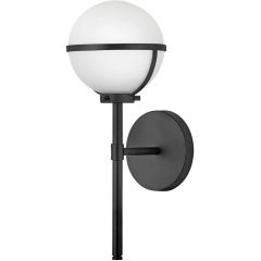 Elstead Lighting Hollis HKHOLLIS1OBKBATH kinkiet 1x40 W biały-czarny