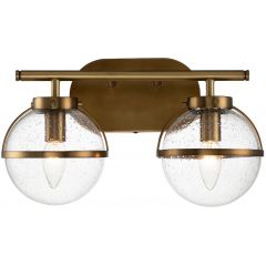 Elstead Lighting Hollis HKHOLLIS2CHBBATH kinkiet 2x40 W mosiądz