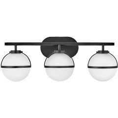 Elstead Lighting Hollis HKHOLLIS3OBKBATH kinkiet 3x40 W biały-czarny