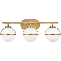 Elstead Lighting Hollis HKHOLLIS3OHBBATH kinkiet 3x40 W biały-mosiądz