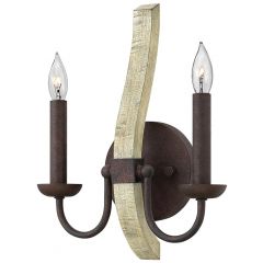 Elstead Lighting Middlefield HKMIDDLEFIELD2 kinkiet 2x60 W żelazo