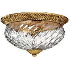 Elstead Lighting Plantation HKPLANTATIONFLBB plafon 3x60 W mosiądz