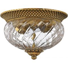 Elstead Lighting Plantation HKPLANTATIONFSBB plafon 2x60 W mosiądz
