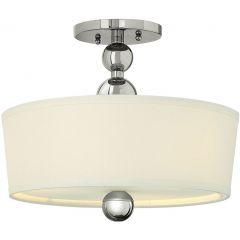Elstead Lighting Zelda HKZELDASFPN lampa podsufitowa 3x60 W nikiel