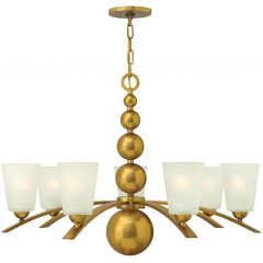 Elstead Lighting Zelda HKZELDA7VS lampa wisząca x60 W mosiądz