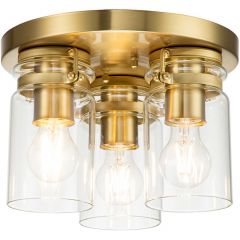 Elstead Lighting Brinley KLBRINLEYFBB plafon 3x60 W mosiądz