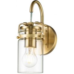 Elstead Lighting Brinley KLBRINLEY1BB kinkiet 1x60 W mosiądz