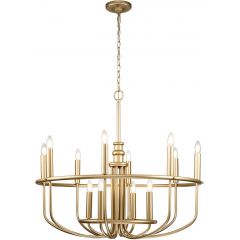 Elstead Lighting Capitol Hill KLCAPITOLHILL12PNBR lampa wisząca x40 W mosiądz