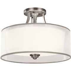 Elstead Lighting Lacey KLLACEYSFAP lampa podsufitowa 3x40 W biała