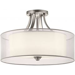 Elstead Lighting Lacey KLLACEYSFMAP lampa podsufitowa 4x40 W biała