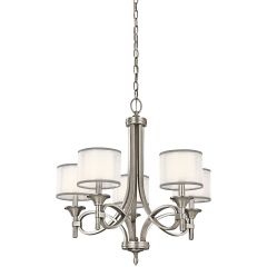 Elstead Lighting Lacey KLLACEY5AP lampa wisząca 5x40 W biała