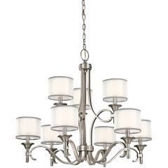 Elstead Lighting Lacey KLLACEY9AP lampa wisząca x40 W biała