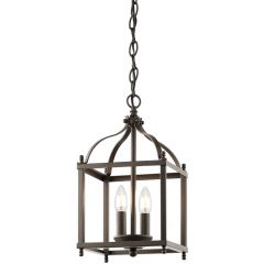 Elstead Lighting Larkin KLLARKINPSOZ lampa wisząca 2x60 W brązowa