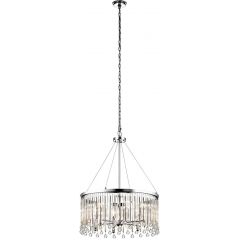 Elstead Lighting Piper KLPIPER6PPC lampa wisząca 6x60 W chrom
