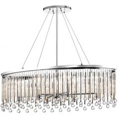 Elstead Lighting Piper KLPIPERISLEPC lampa wisząca 6x60 W chrom