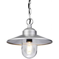 Elstead Lighting Klampenborg KLAMPENBORG8 lampa wisząca 1x60 W srebrna