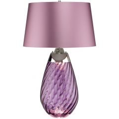 Elstead Lighting Lena LENATLLPLUM lampa stołowa 2x60 W fioletowa