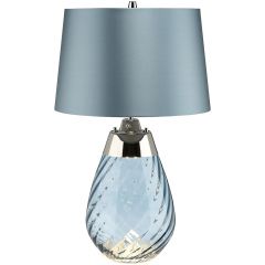 Elstead Lighting Lena LENATLSBLUE lampa stołowa 1x60 W niebieska