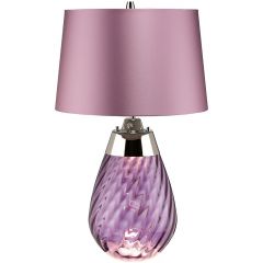 Elstead Lighting Lena LENATLSPLUM lampa stołowa 1x60 W fioletowa