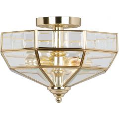 Elstead Lighting Old Park OLDPARKPB lampa podsufitowa 2x60 W mosiądz