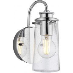 Quintiesse Braelyn QNBRAELYN1PC kinkiet 1x40 W chrom-przezroczysty